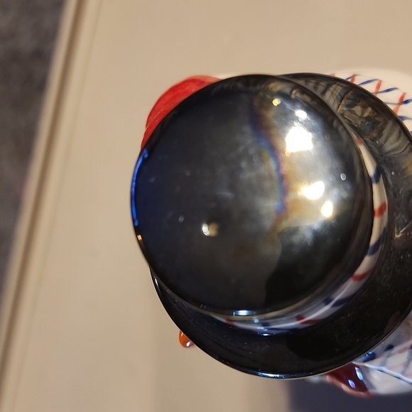 SALE⚡️PORCELAIN SNOWMAN HIDDEN MUSIC BOX ORNAMENT about 4.5" Tall - Picture 6 of 14